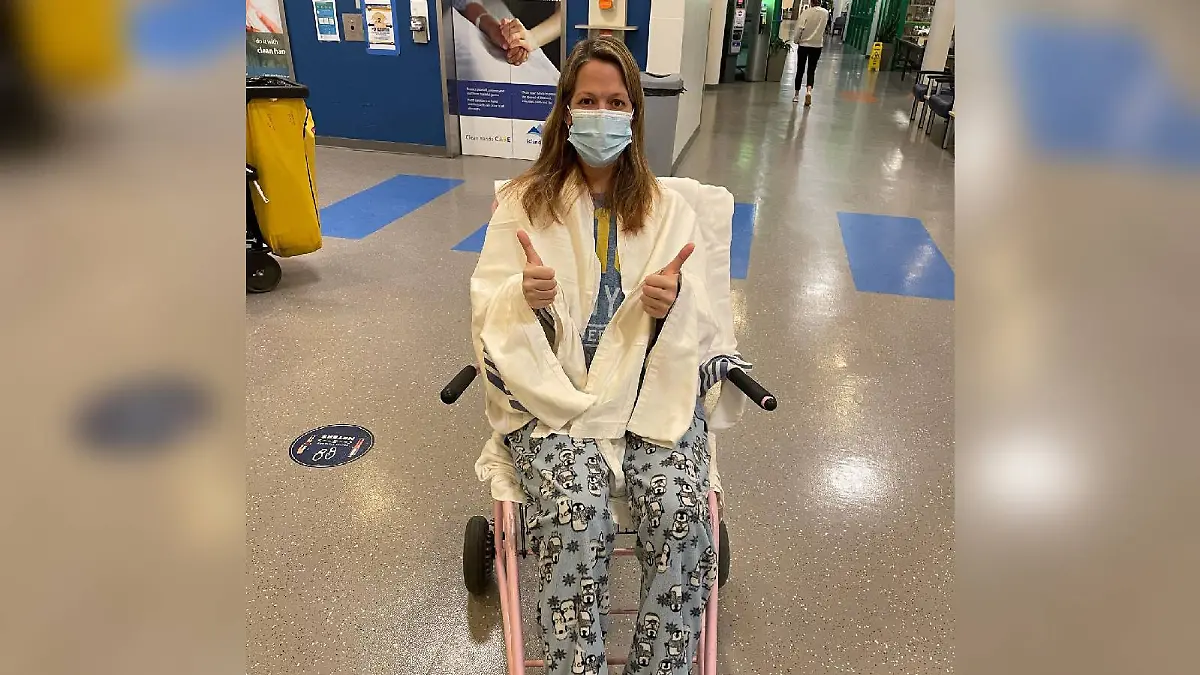 Amber Cavanagh (43) wäre beinahe gestorben.