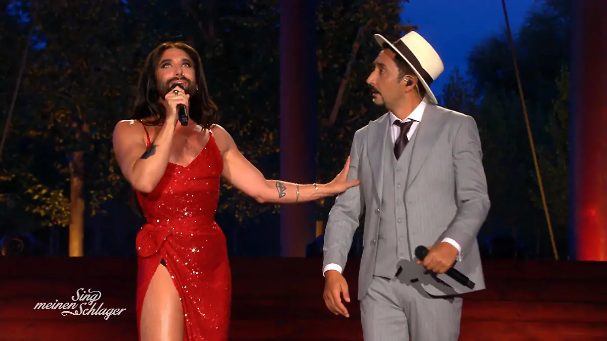 Conchita Wurst und Eko Fresh verzaubern mit "Lieder der Nacht" von Marianne Rosenberg Sing meinen Schlager