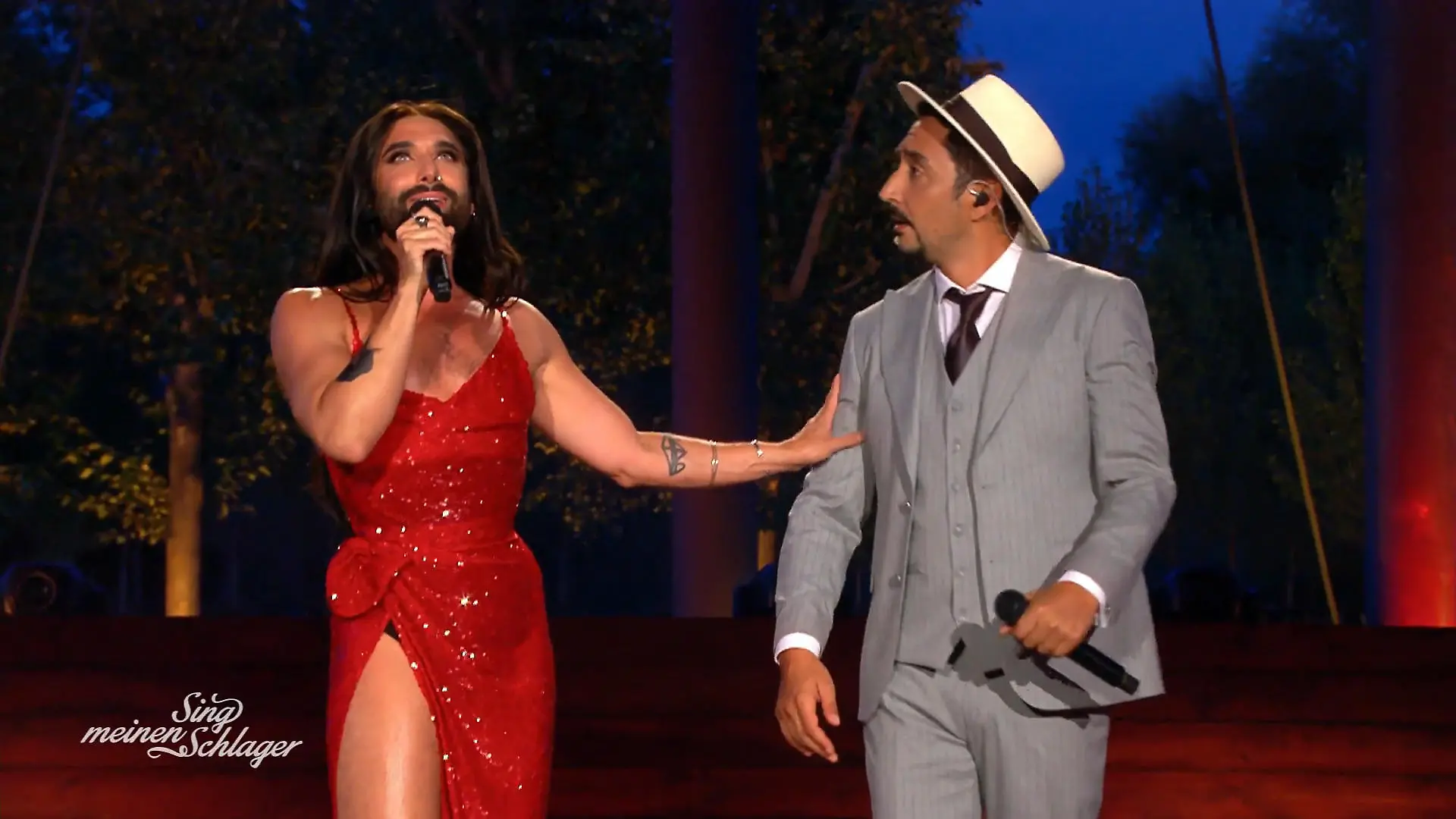 Conchita Wurst und Eko Fresh verzaubern mit "Lieder der Nacht" von Marianne Rosenberg Sing meinen Schlager