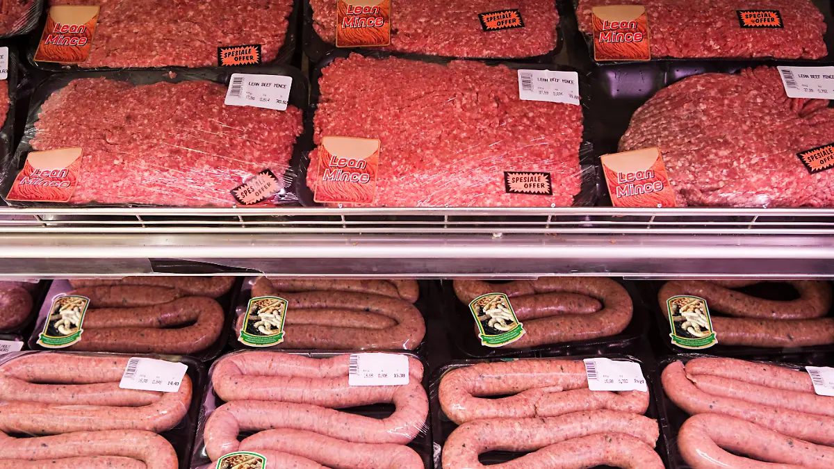 Hackfleisch im Supermarkt