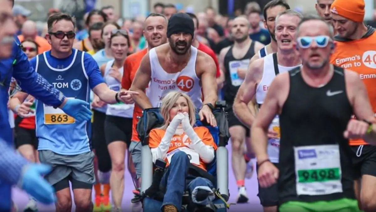 Colin Farrell läuft Marathon in Dublin