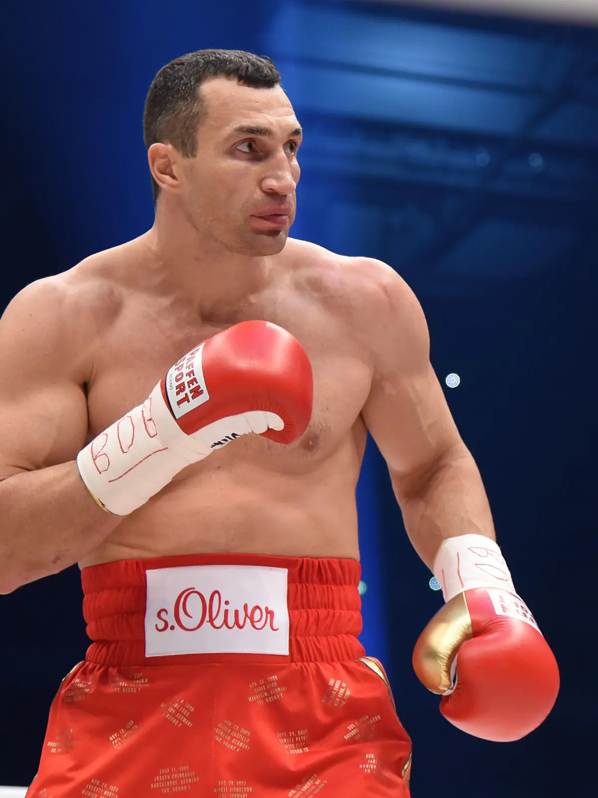 World Heavyweight Championship fight Wladimir Klitschko vs. Tuyson Fury at Esprit Arena - FightFeaturing: Wladimir KlitschkoWhere: Duesseldorf, GermanyWhen: 28 Nov 2015Credit: Patrick Hoffmann/WENN.com