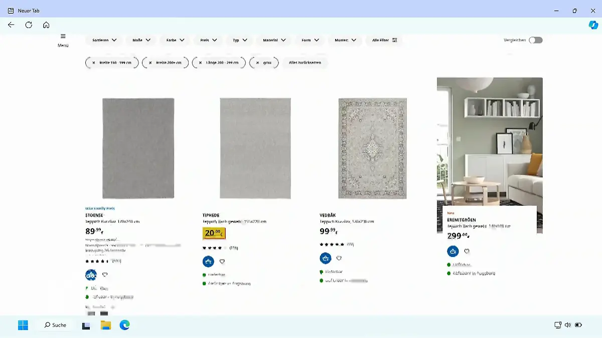 Wie sinnlich kann ein grauer Teppich sein? Abstufungen von Grau
