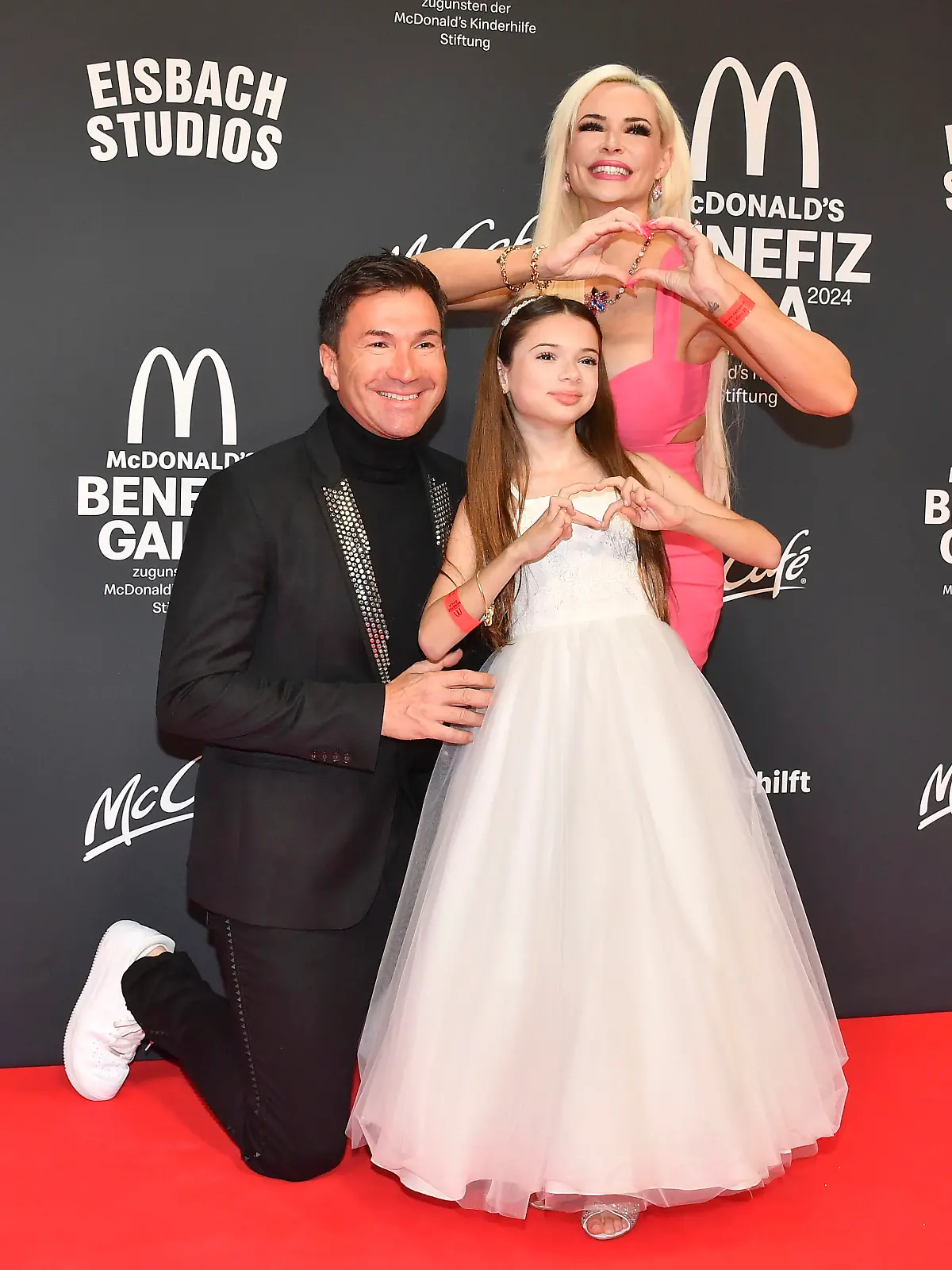 Lucas Cordalis, Sophia Cordalis und Daniela Katzenberger 