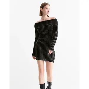 Off-shoulder-Kleid