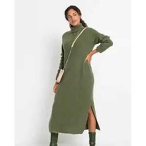 Strickkleid mit Rollkragen