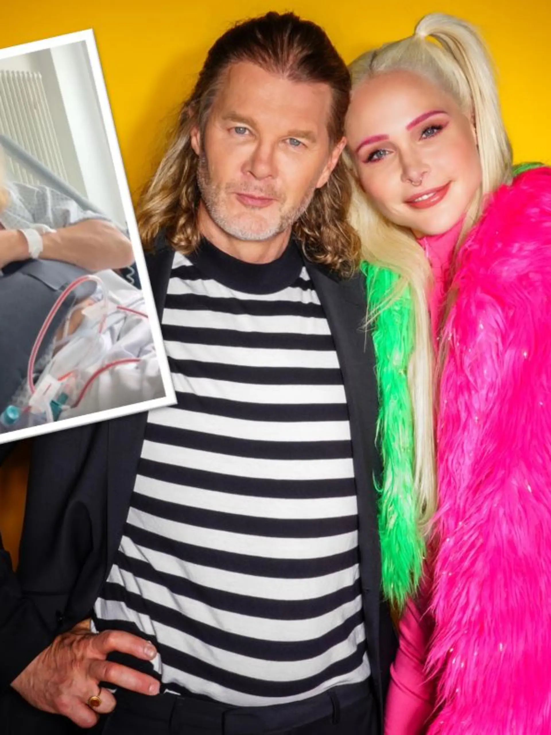 Collage von Theresia Fischer und ihrem Stefan.
