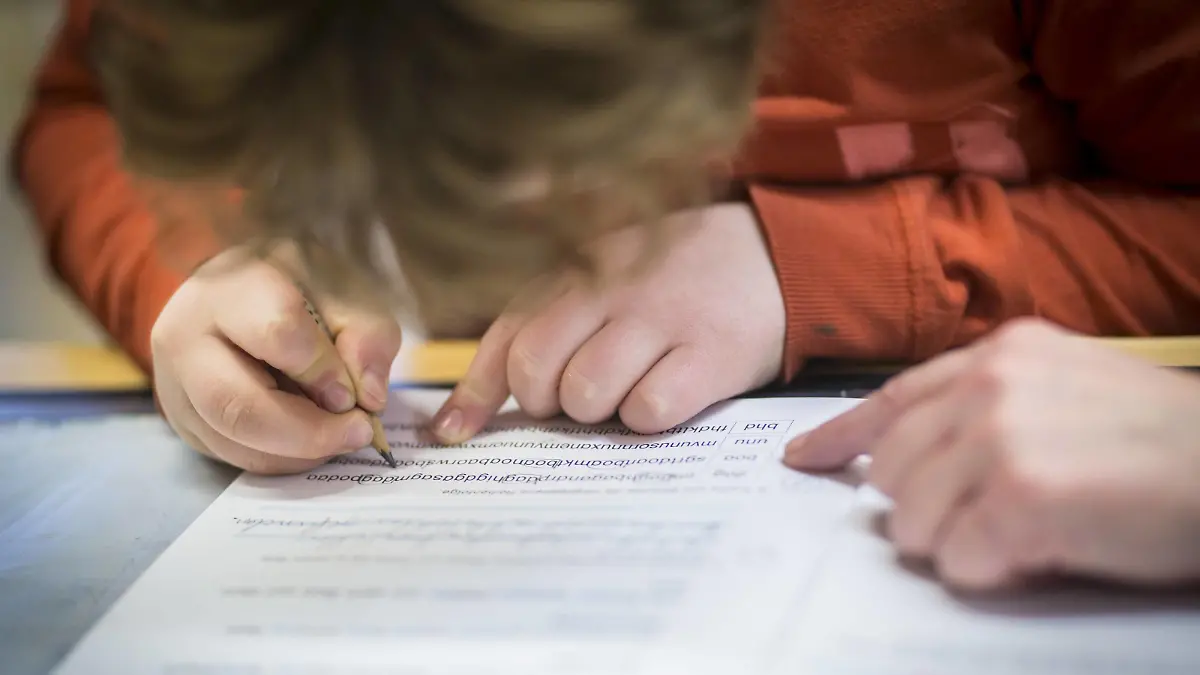 Ein Schueler uebt Schreiben. Unterricht an einer Schule in Goerlitz, 03.02.2017. , available, , Goerlitz Deutschland PUBLICATIONxINxGERxSUIxAUTxONLY Copyright: xFlorianxGaertnerx
a Schueler exercises write Teaching to a School in Goerlitz 03 02 2017 available Goerlitz Germany PUBLICATIONxINxGERxSUIxAUTxONLY Copyright xFlorianxGaertnerx