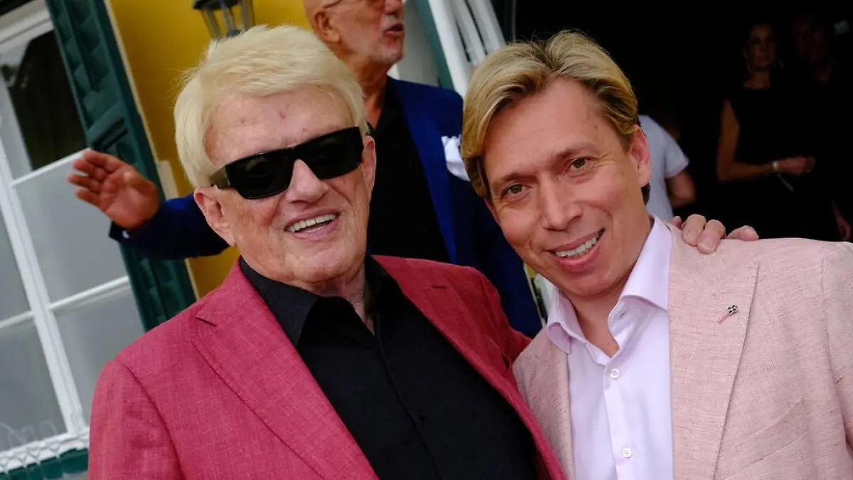 Heino und sein Manager Helmut Werner