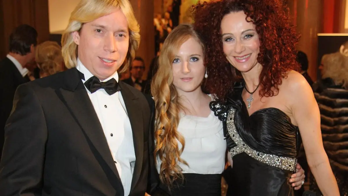 Helmut Werner mit Jacky und „Mausi” Lugner