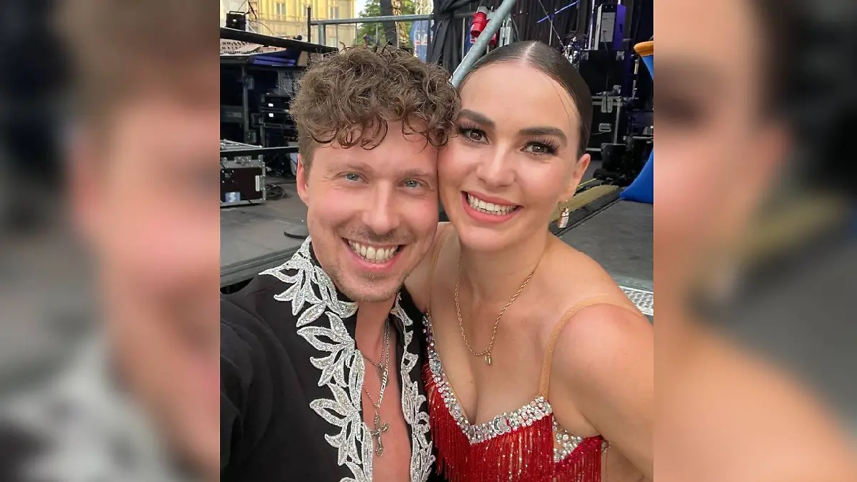 Selfie Valentin und Renata Lusin.