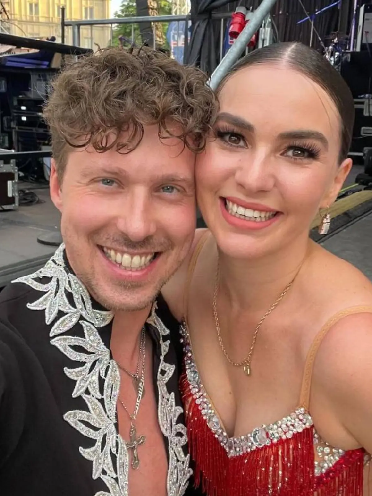 Selfie Valentin und Renata Lusin.