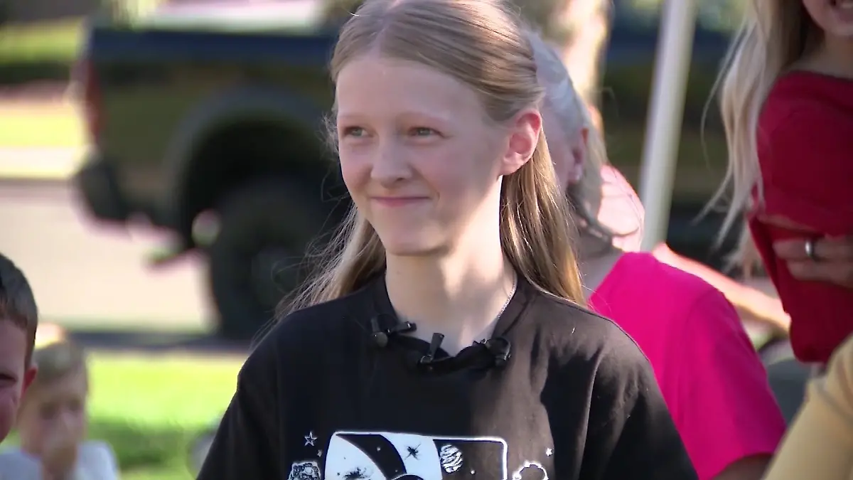 Die zwölfjährige Rosili Olsen.