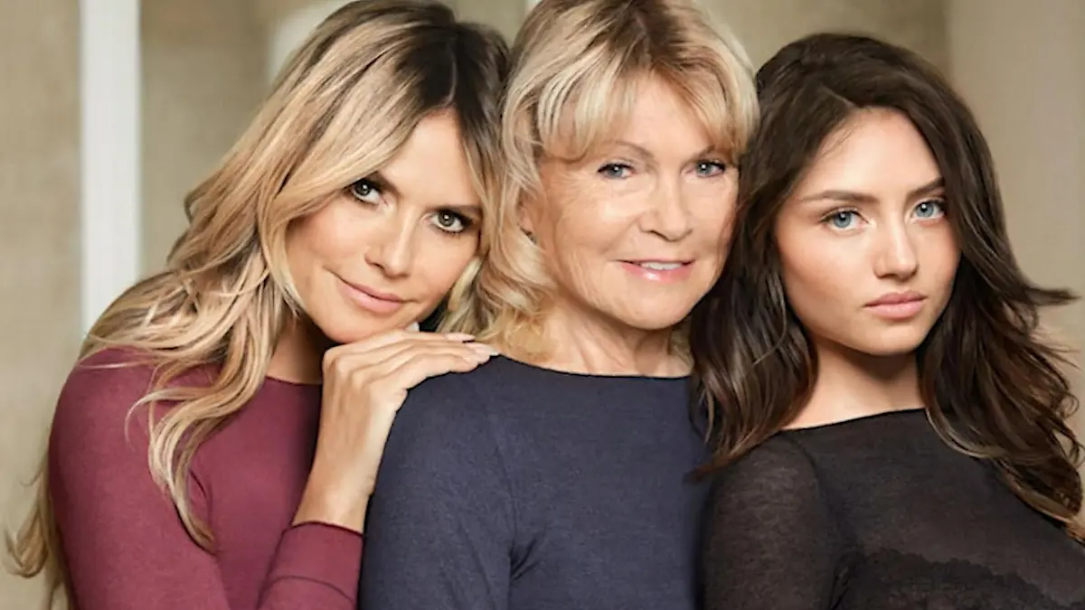 Heidi, Leni und Oma Erna strahlen beim Klum-Damen-Dessous-Shooting ganz intim aus