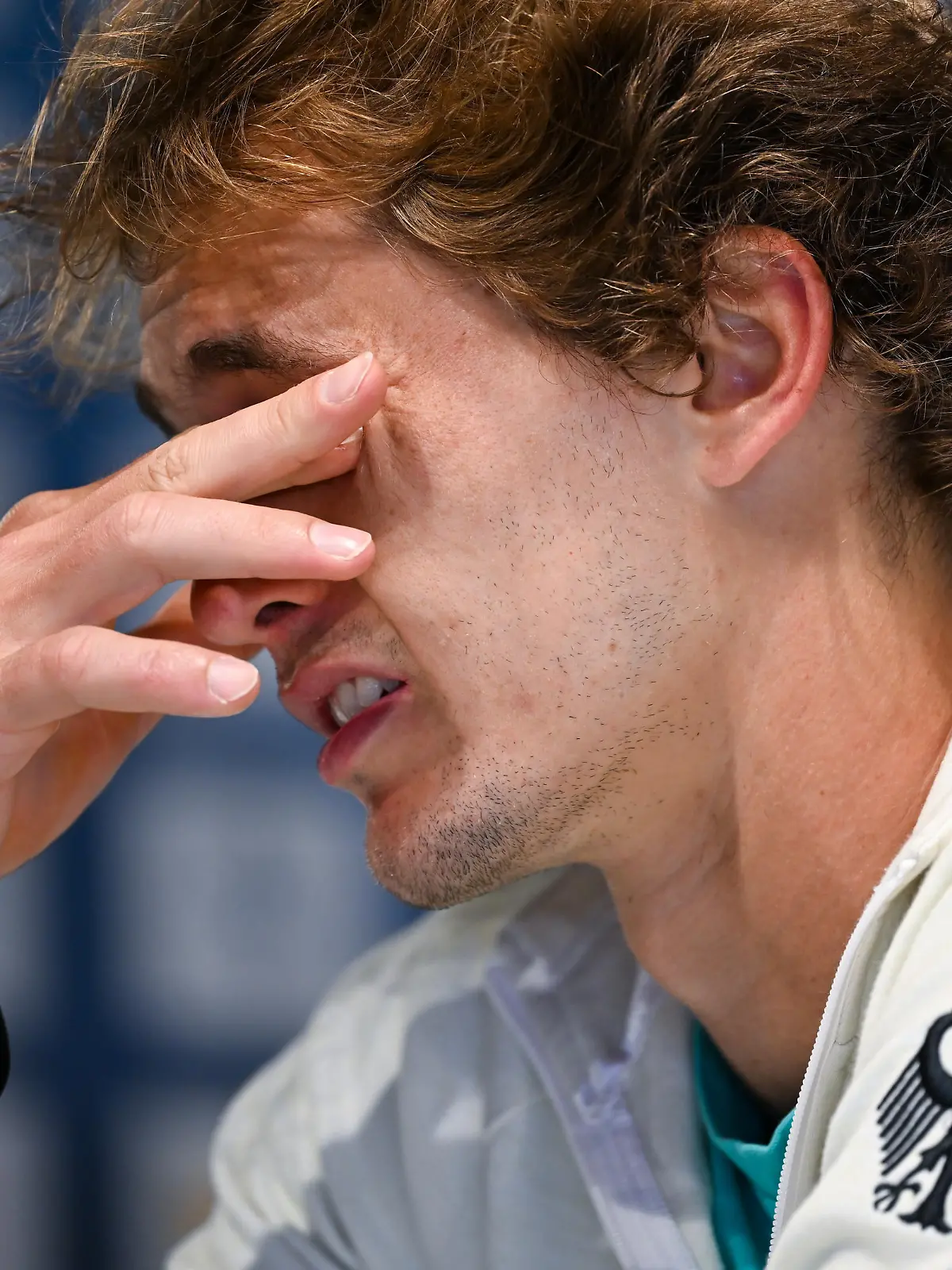 Tennis: ATP-Tour - München, Einzel, Herren, Achtelfinale Zverev (Deutschland) - Rune (Dänemark). Alexander Zverev nimmt nach dem Spiel an einer Pressekonferenz teil.