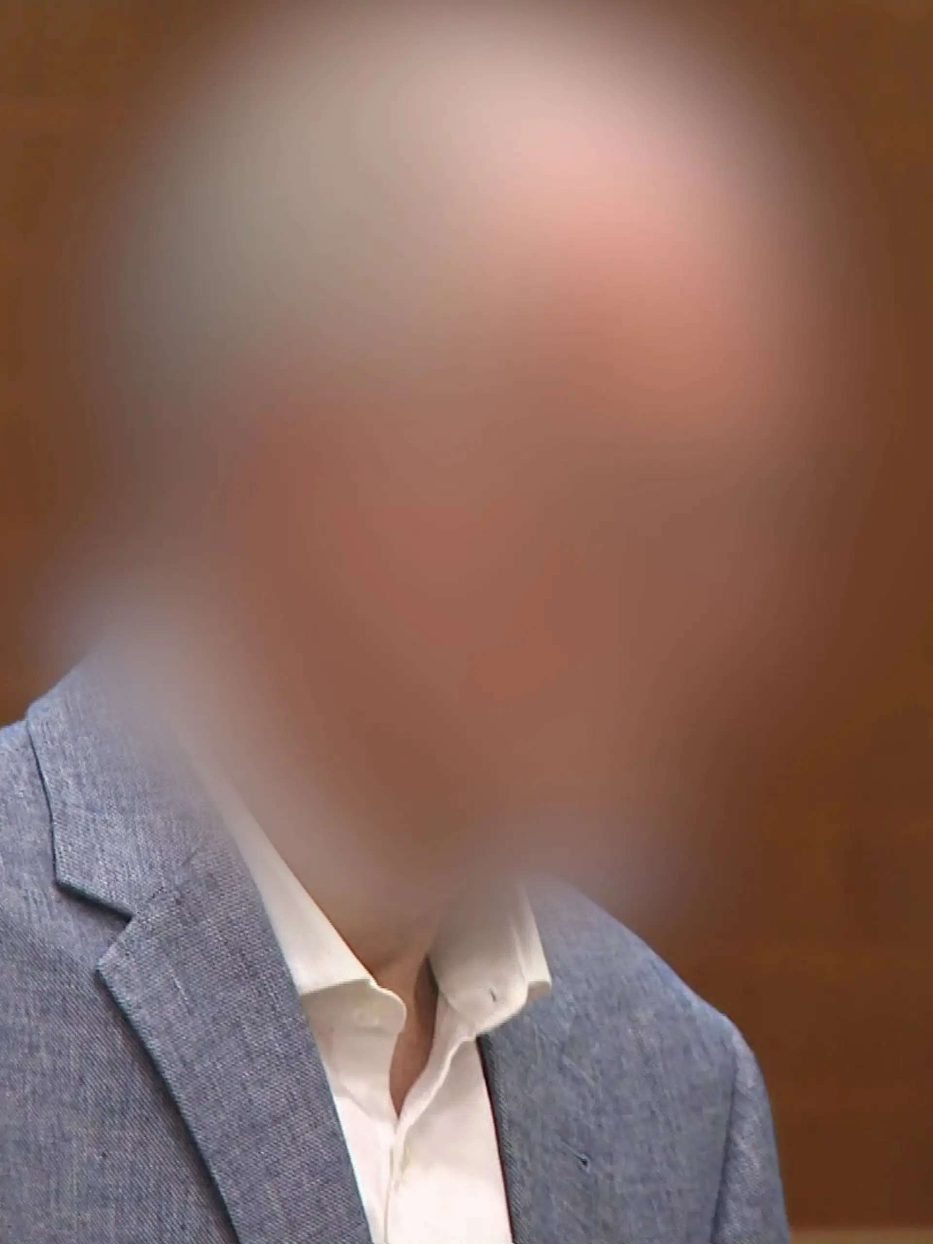 Der angeklagte Dr. W. beim Prozessauftakt im August.