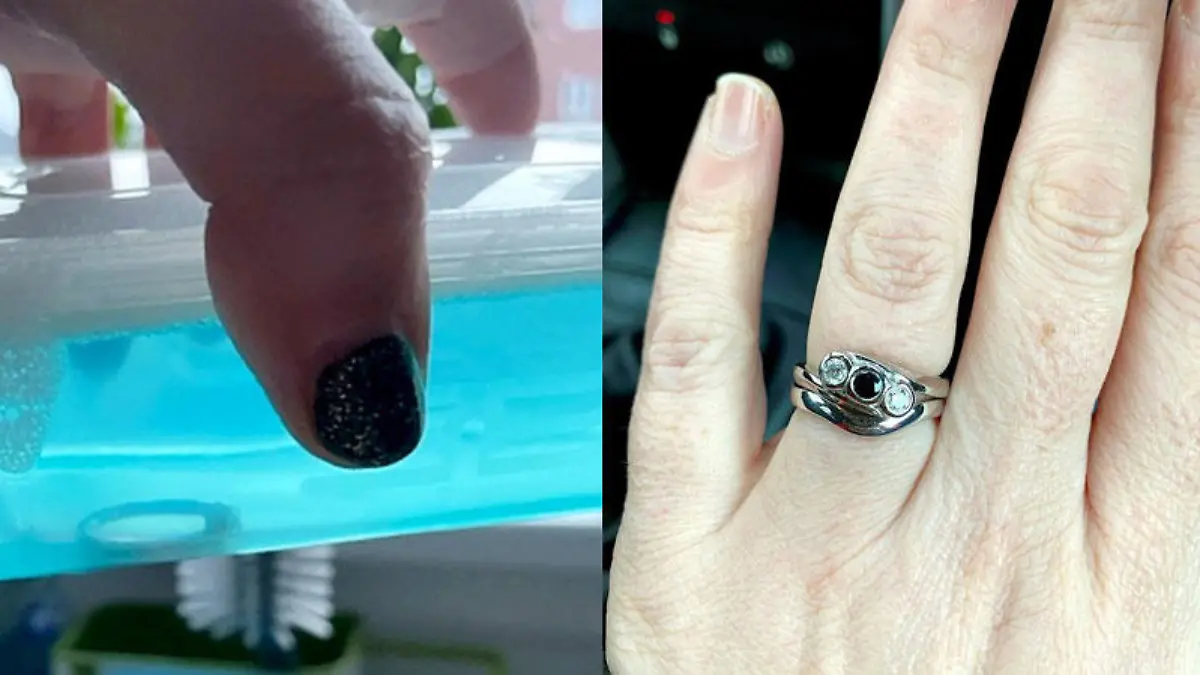 Ring eingeweicht - und wieder am Finger!