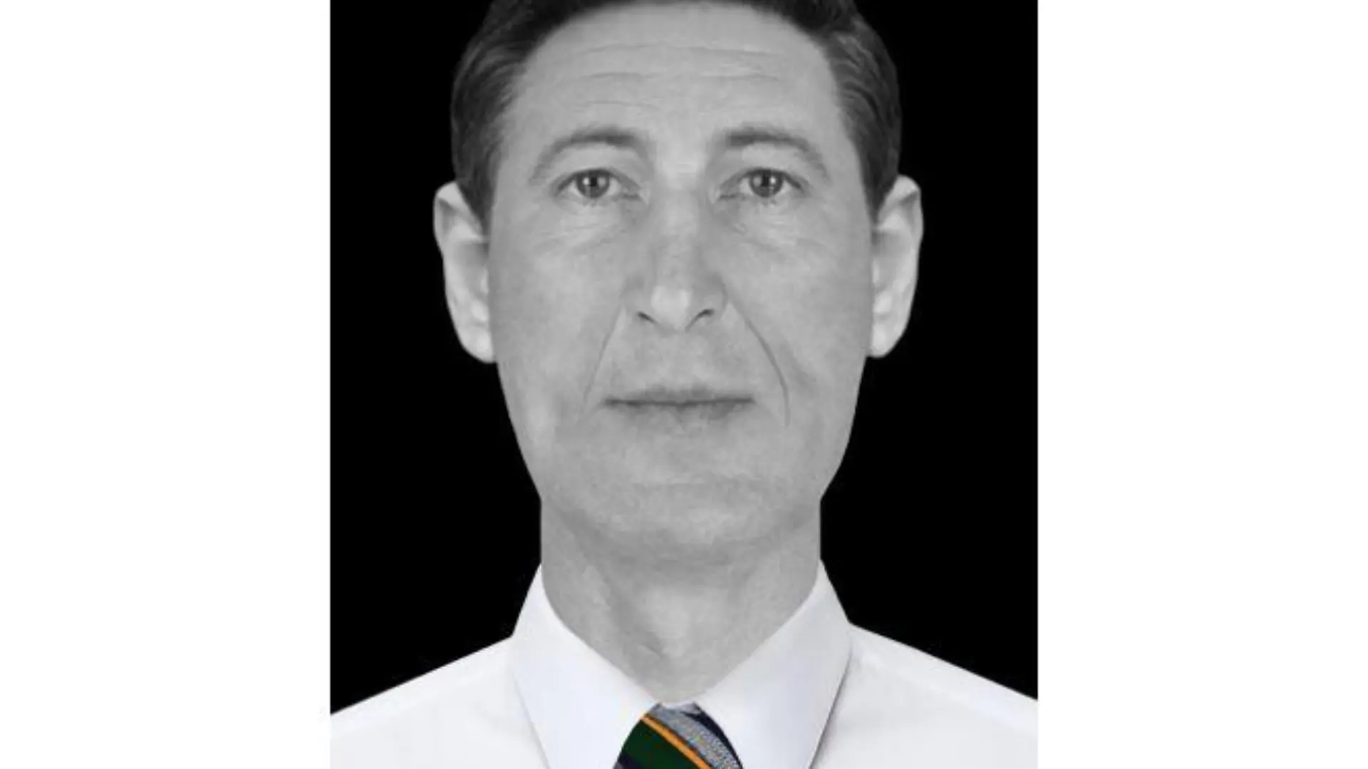 Fotografische Gesichtsrekonstruktion des unbekannten Toten