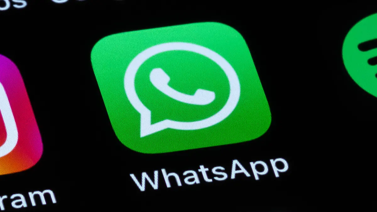 WhatsApp Symbol auf dem Smartphone