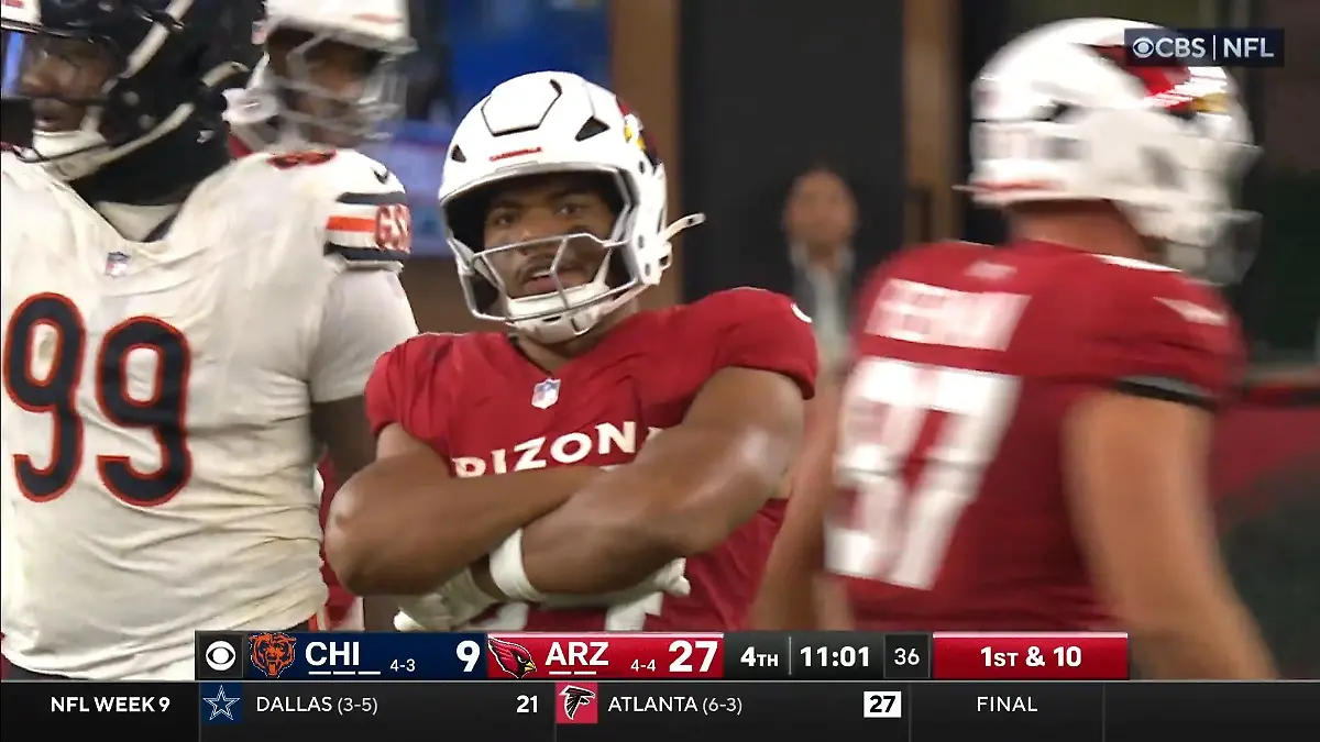 Cardinals lassen Bears beim 29:9-Sieg keine Chance Die Highlights im Video!
