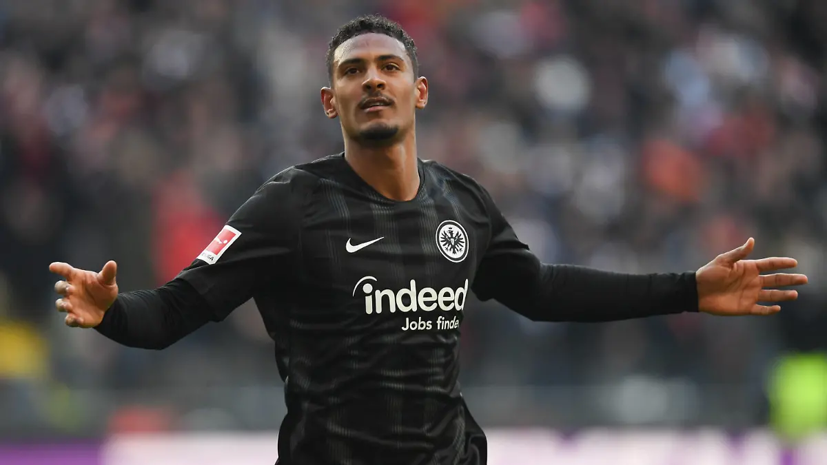 ARCHIV - 19.01.2019, Hessen, Frankfurt/Main: Fußball: Bundesliga, Eintracht Frankfurt - SC Freiburg, 18. Spieltag in der Commerzbank-Arena. Frankfurts Sebastien Haller jubelt nach seinem Tor zum 1:0. Eintracht Frankfurts Stürmer Sébastien Haller wechselt vorbehaltlich des Medizinchecks zu West Ham United. Foto: Arne Dedert/dpa +++ dpa-Bildfunk +++