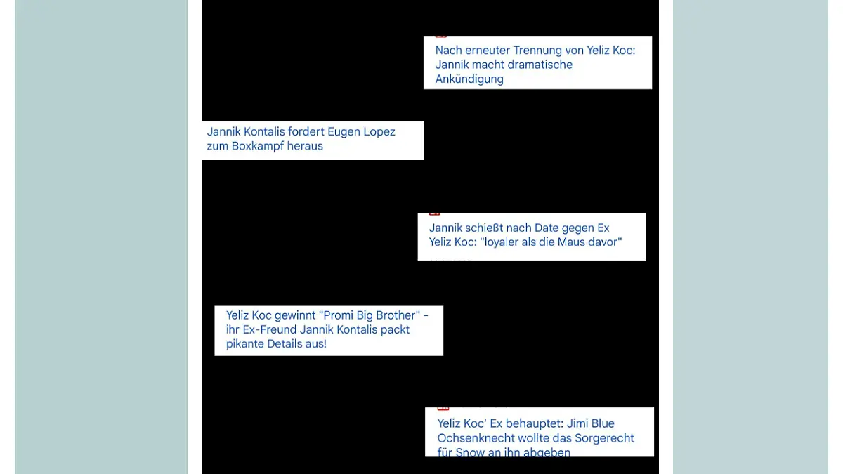 Schlagzeilen über Jannik Kontalis