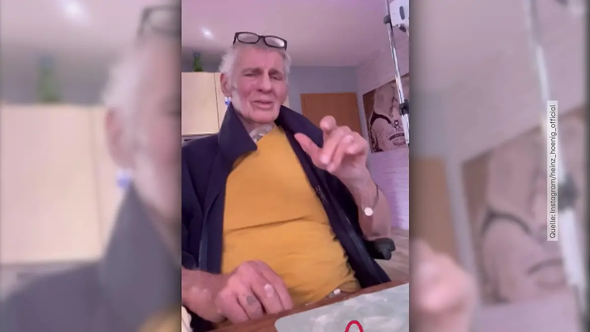 Heinz Hoenig weint vor Freude Total gerührt