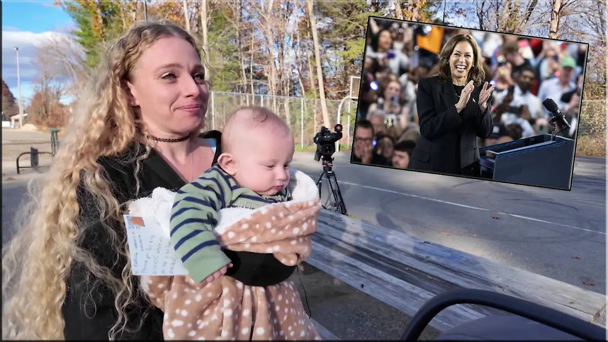 Kamala Harris (32) aus Seabrook, New Hampshire, teilt ihren Namen mit der Präsidentschaftskandidatin der USA.