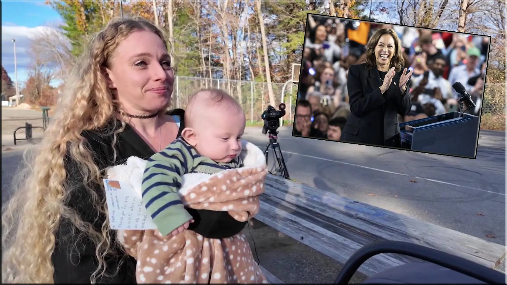 Kamala Harris (32) aus Seabrook, New Hampshire, teilt ihren Namen mit der Präsidentschaftskandidatin der USA.
