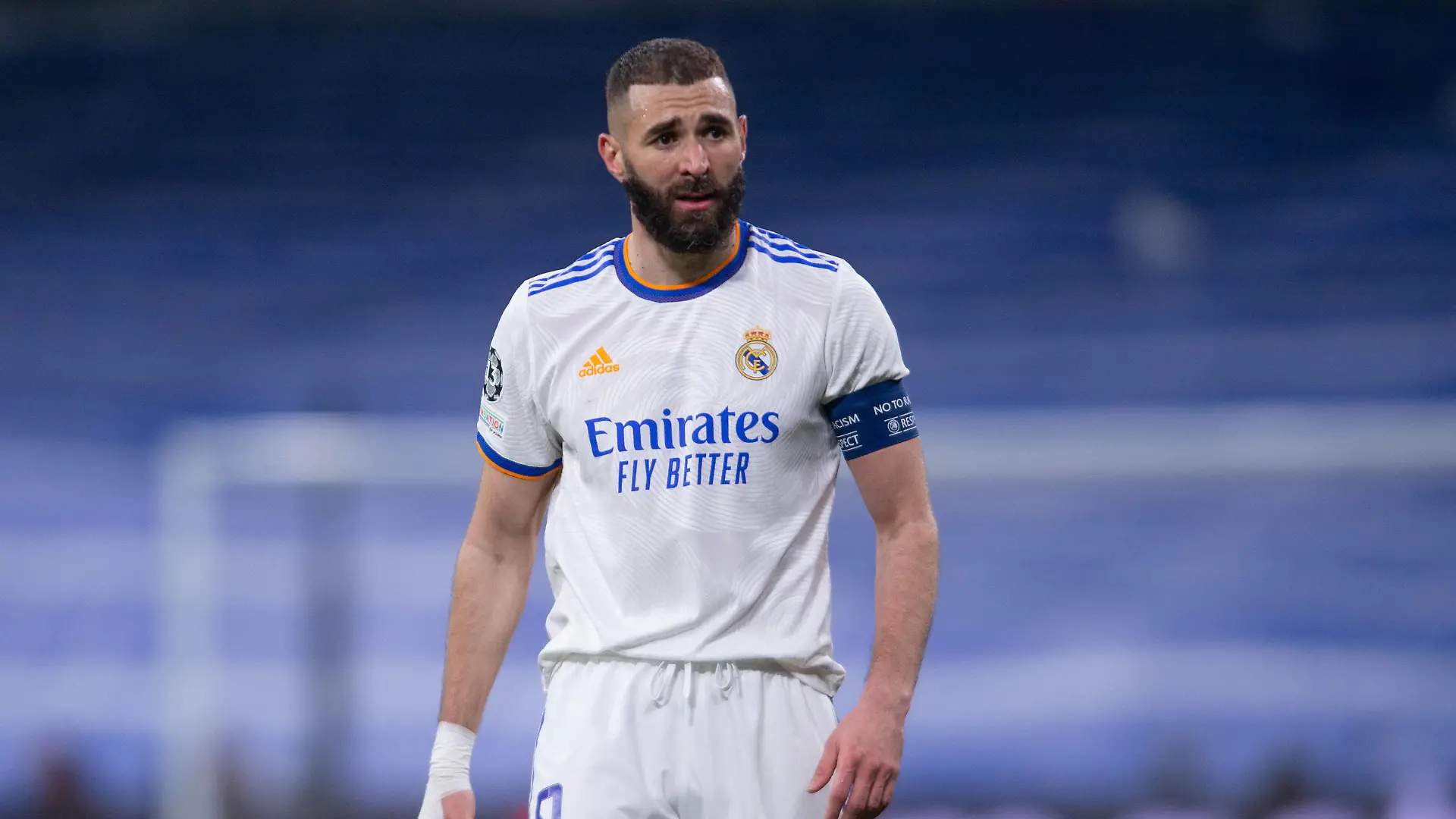 2021-2022 Men s Champions League Quarter Final match Real Madrid vs. Chelsea Apr 12th 12 th April 2022, Stadium Santiago Bernabeu, Madrid, Spain Men s Champions League, Real Madrid CF vs. Chelsea FC Karim Benzema of Real Madrid *** 2021 2022 Men s Champions League Quarter Final match Real Madrid vs Chelsea Apr 12th 12 th April 2022, Stadium Santiago Bernabeu, Madrid, Spain Men s Champions League, Real Madrid CF vs Chelsea FC Karim Benzema of Real Madrid Copyright: xJorgexRopero/xActionxPlusx