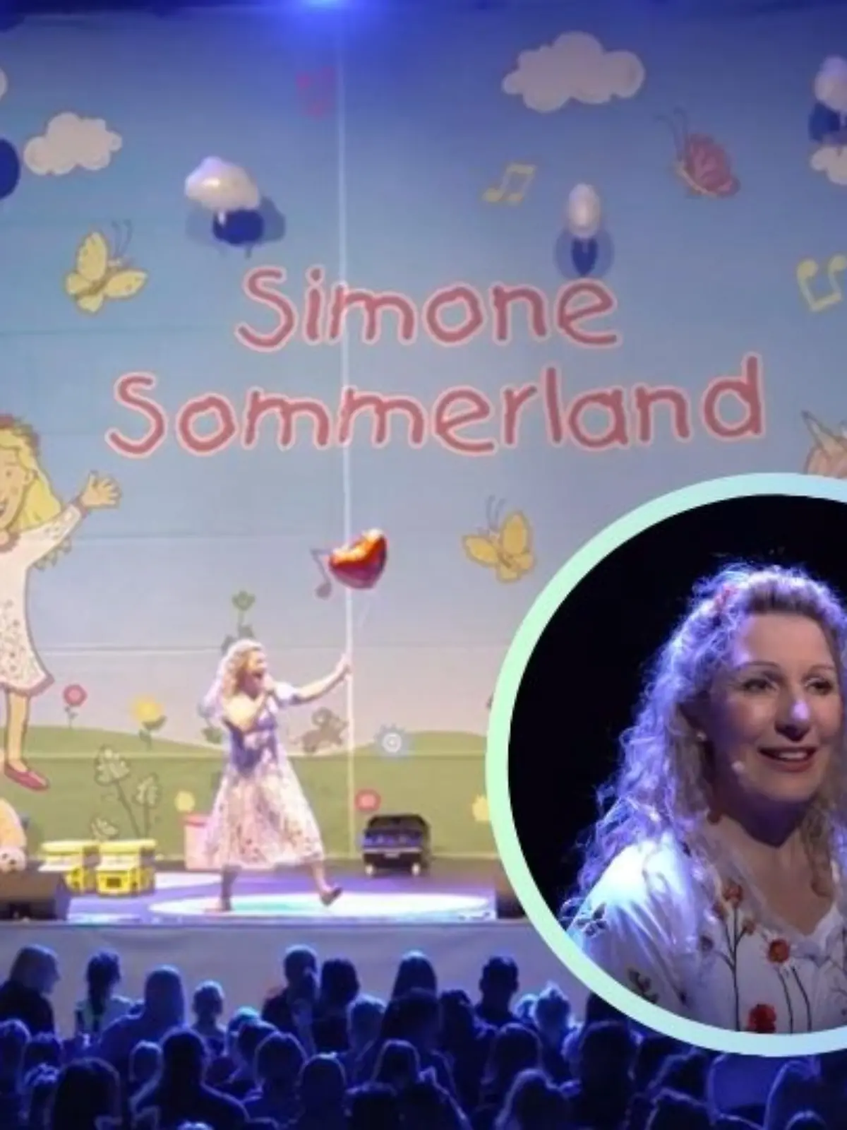 
Sängerin Simone Sommerland bei einem ihrer Konzerte.
