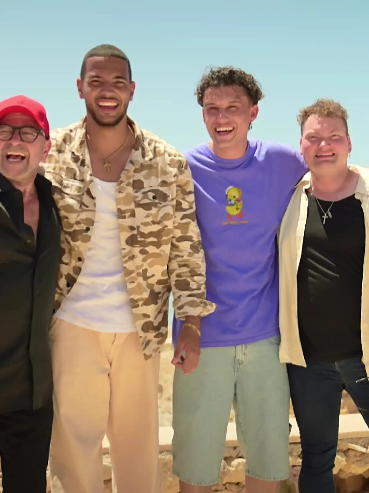 Nissim Mizrahi, Philip Matas, Tom Mc Connor und Christian Jährig sind im DSDS-Finale.
