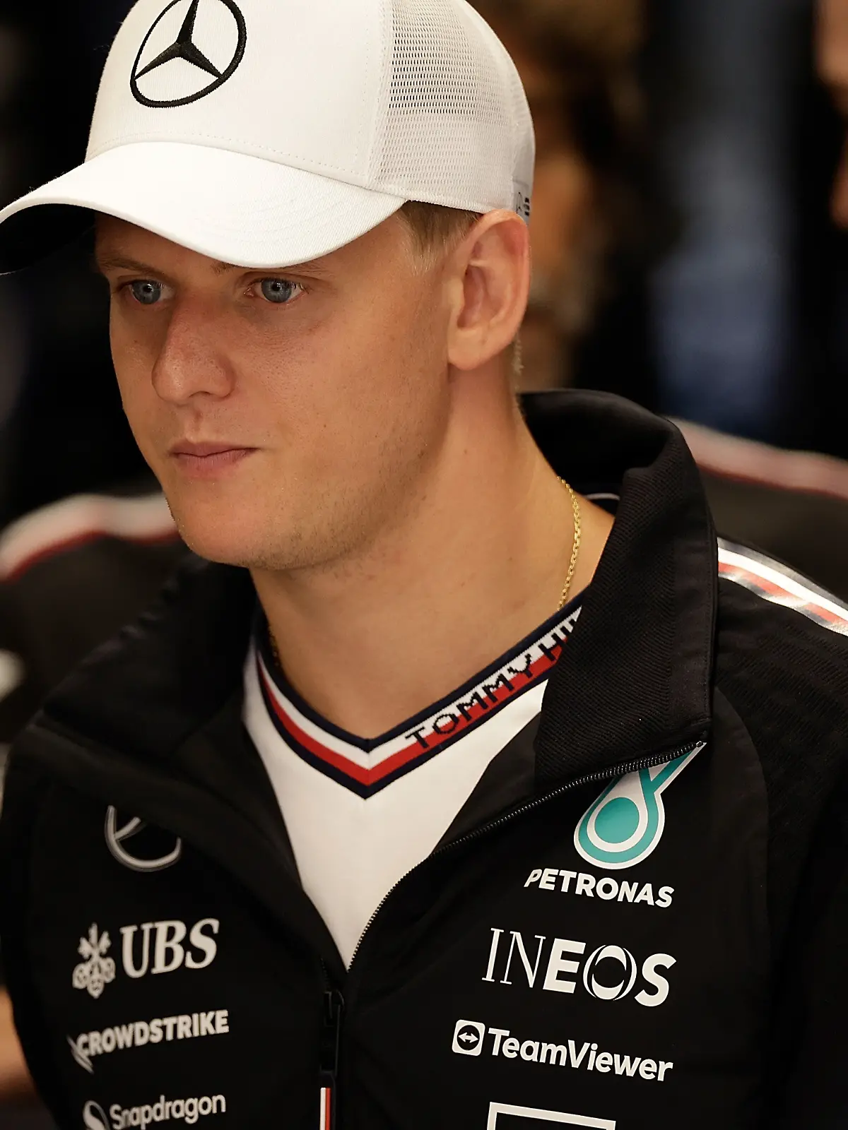 Mick Schumacher, Testfahrer bei Mercedes-AMG Petronas Formula One Team im Fahrerlager