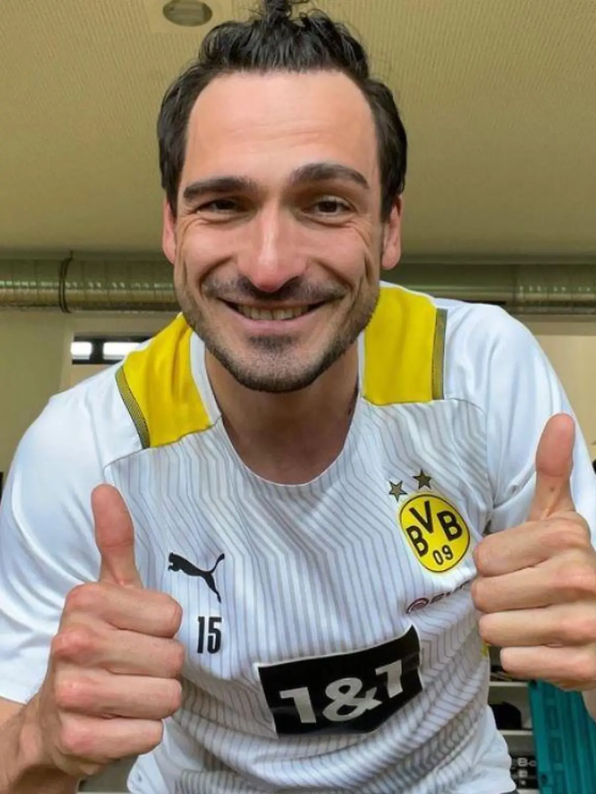Mats Hummels mit Haaland-Frisur