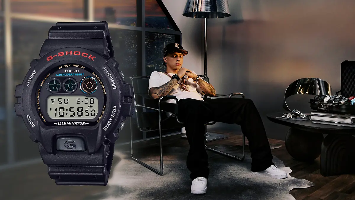 Casio-Armbanduhr G-Shock und Rapper Central Cee
