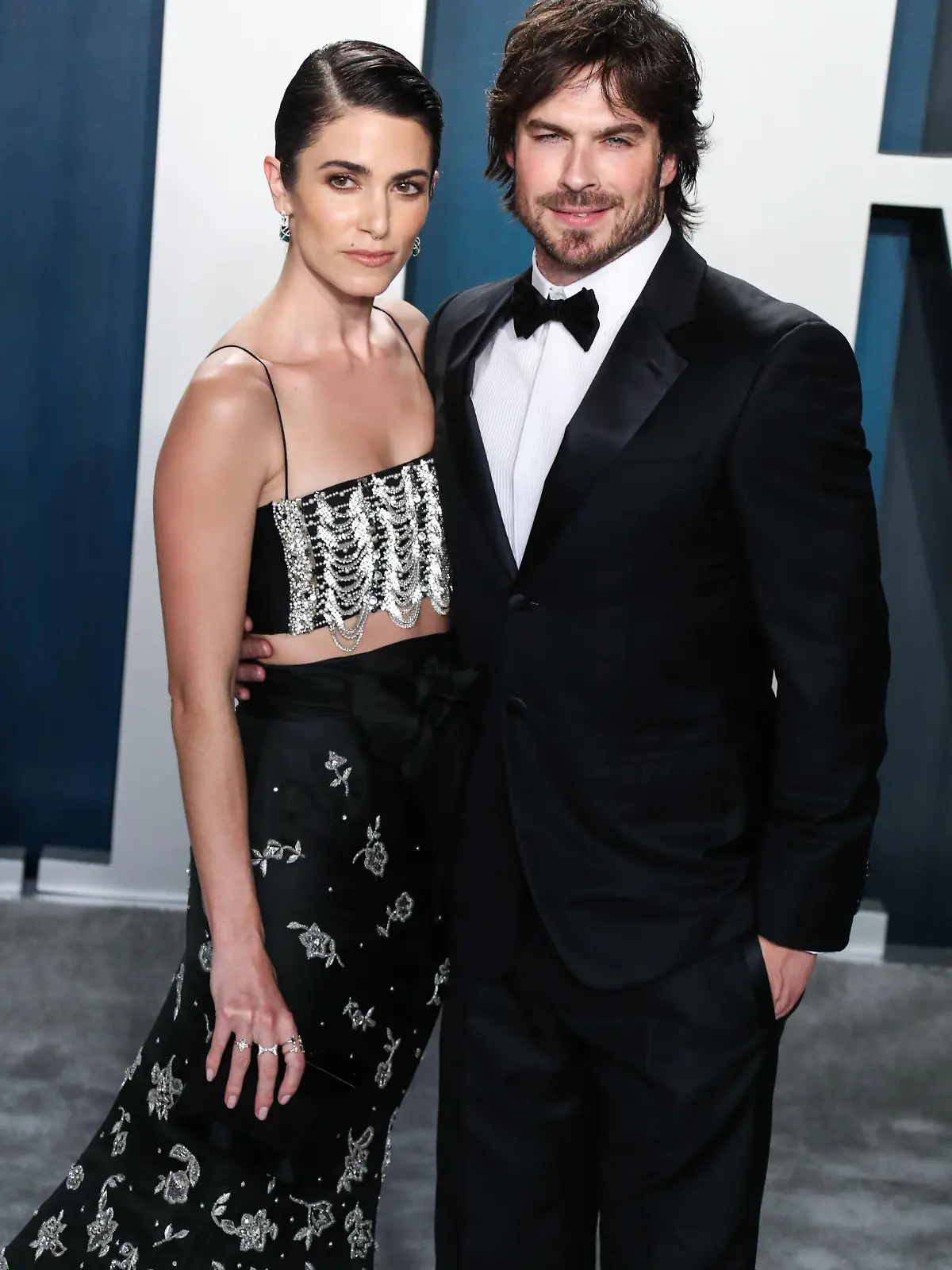 BEVERLY HILLS, LOS ANGELES, CALIFORNIA, USA - FEBRUARY 09: Nikki Reed and Ian Somerhalder arrive at the 2020 Vanity Fair Oscar Party held at the Wallis Annenberg Center for the Performing Arts on February 9, 2020 in Beverly Hills, Los Angeles, California, United States. (Photo by Xavier Collin/Image Press Agency)
