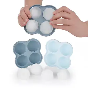 Eiswürfelform Silikon-Kugeln (zwei Stück)