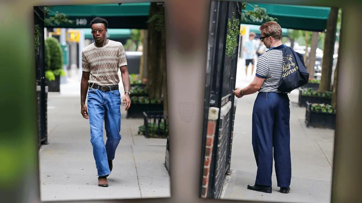 David Banda und Rocco Ritchie an Mama Madonnas Appartement auf der New Yorker Upper Eastside.