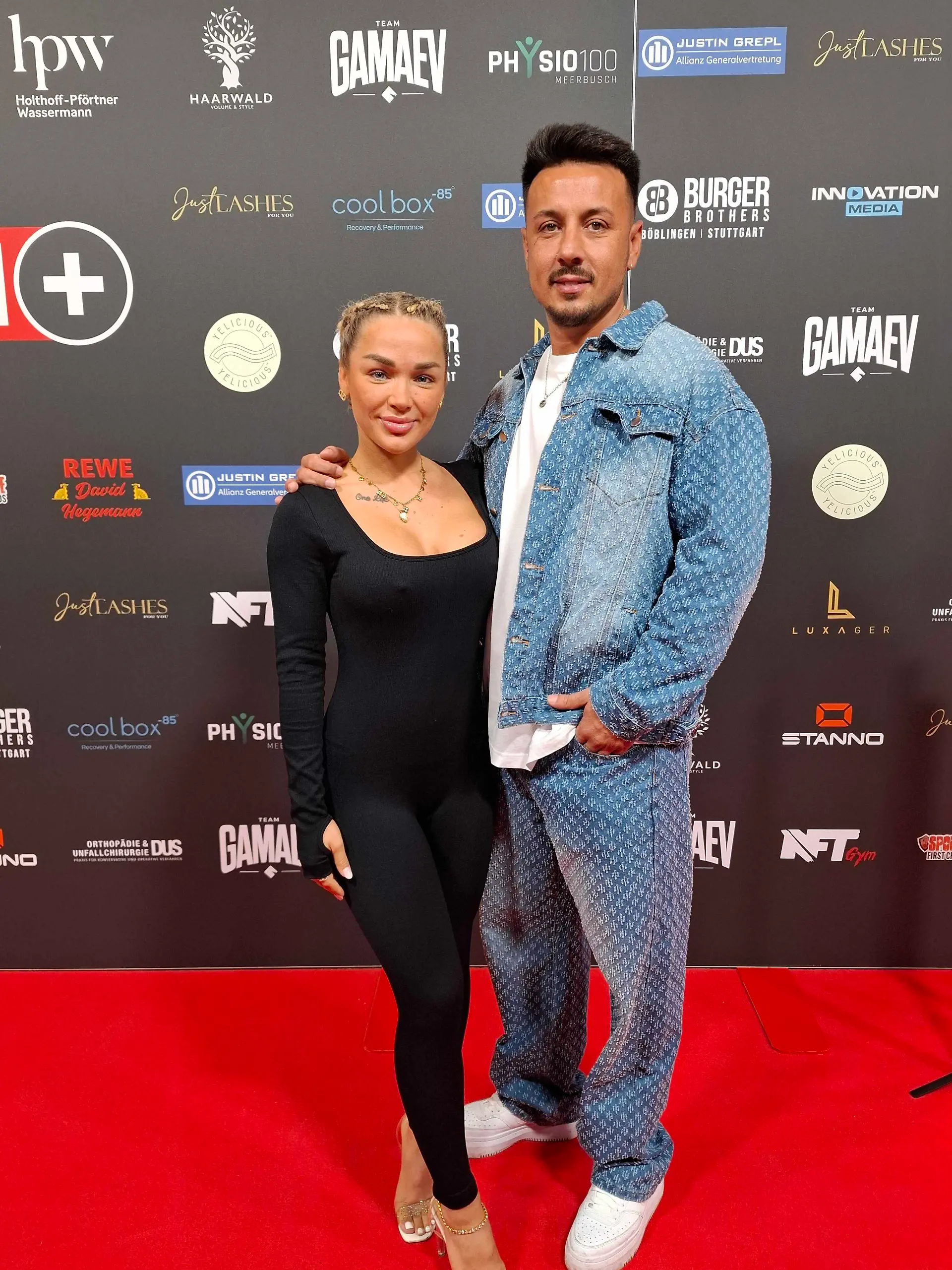 Emmy Russ und Freund Christian Jerez