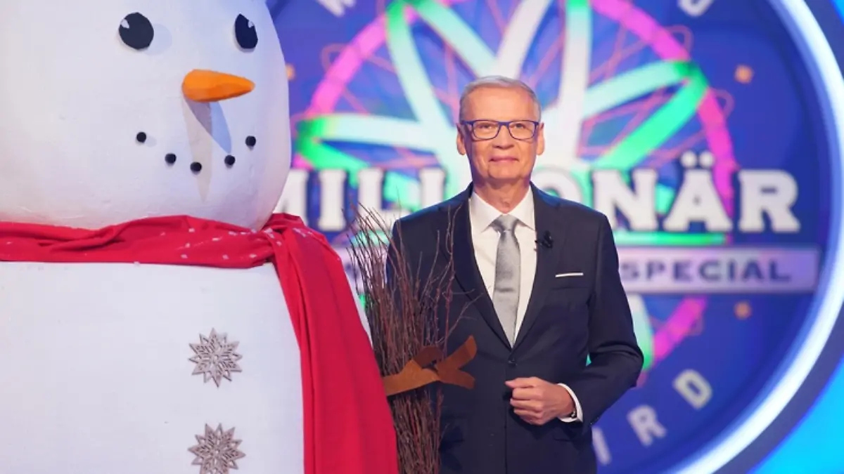 Günther Jauch präsentiert die „Wer wird Millionär?”-Weihnachtsspecials