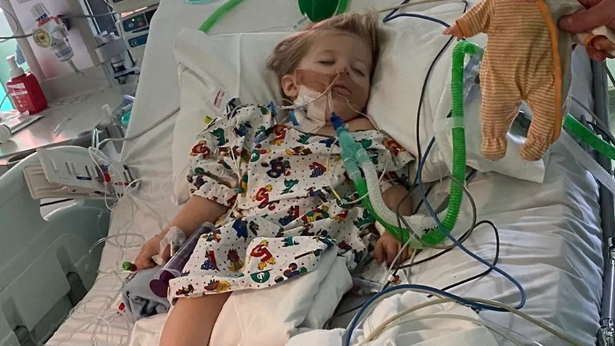 Chloe Crook receives treatment in hospital for Haemolytic Uraemic Syndrome (HUS). Release date November 10 2024. A two-year-old girl suffered a blood clot and was put in a coma after a horrendous bout of food poisoning while on holiday in Egypt. Chloe Crook jetted off to the five-star Jaz Aquaviva resort in Hurghada in July with her parents but began exhibiting debilitating gastric symptoms just two days later. She was then rushed to hospital by ambulance where she temporarily lost her vision and became non-verbal - before bruising appeared under the skin on her head. Tests later revealed her kidneys were not working properly, and she underwent emergency dialysis in a semi-sedated state.