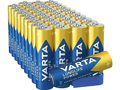 Varta Longlife Power Storage Box AA Batterien (40 Stück)