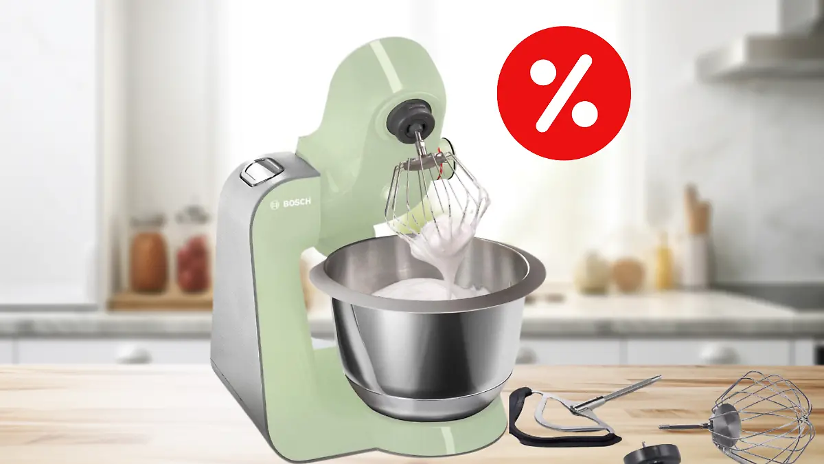 Bosch Küchenmaschine auf der Arbeitsplatte