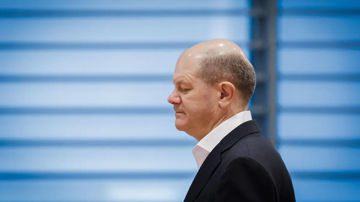  Olaf Scholz SPD, Bundeskanzler, aufgenommen im Rahmen einer Sitzung des Sicherheitskabinett im Bundeskanzleramt. Berlin, 12.04.2022 Berlin Deutschland *** Olaf Scholz SPD , Federal Chancellor, taken during a meeting of the security cabinet at the Federal Chancellery Berlin, 12 04 2022 Berlin Germany Copyright: xThomasxTrutschel/photothek.dex