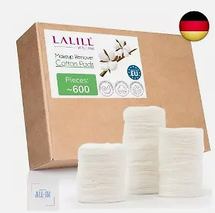 Wattepads aus Baumwolle (600 Stück)