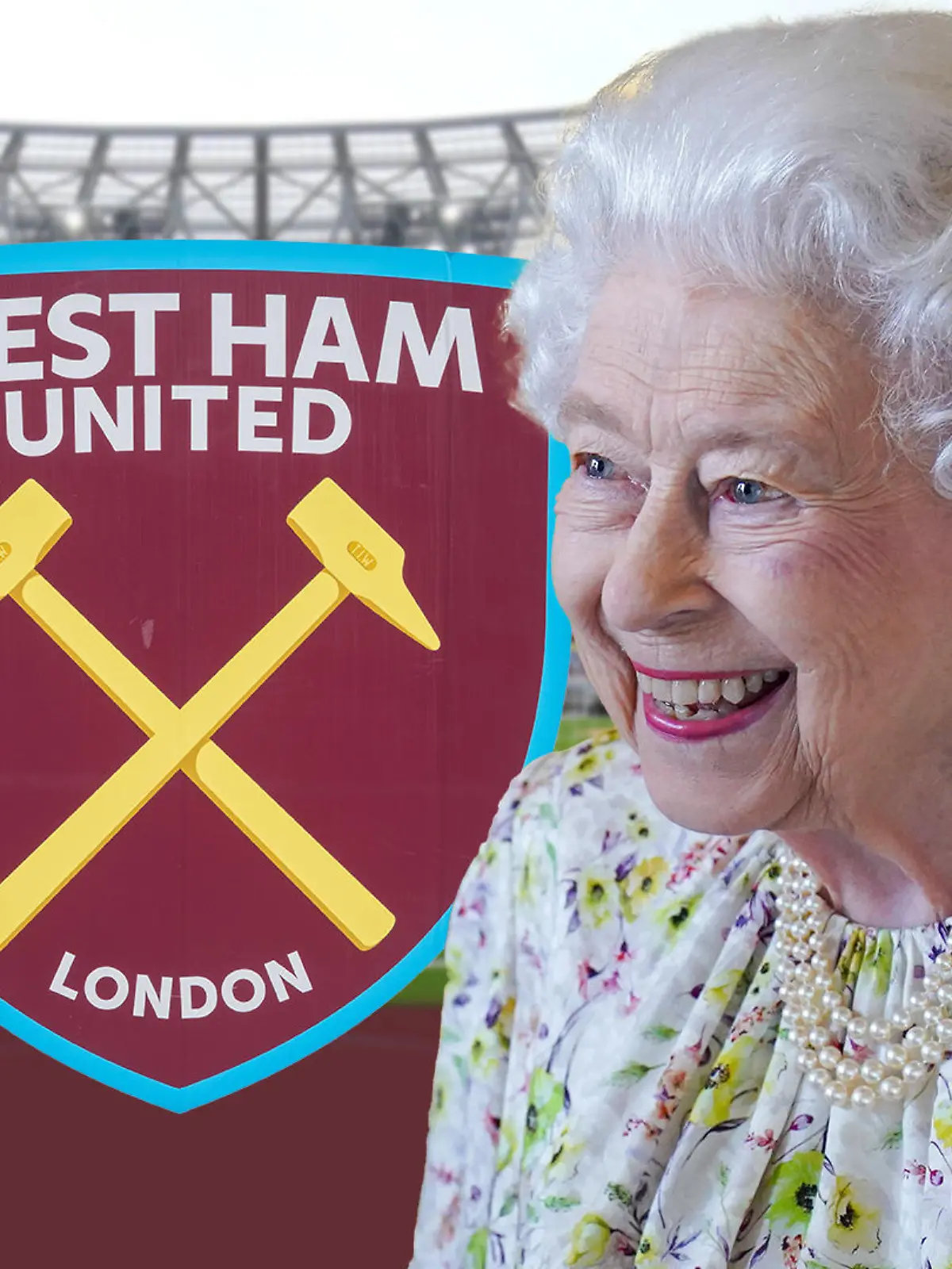 Die Queen soll West Ham die Daumen drücken.
