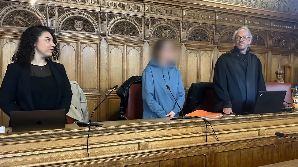 Die Angeklagte Yasemin G. am zweiten Prozesstag.