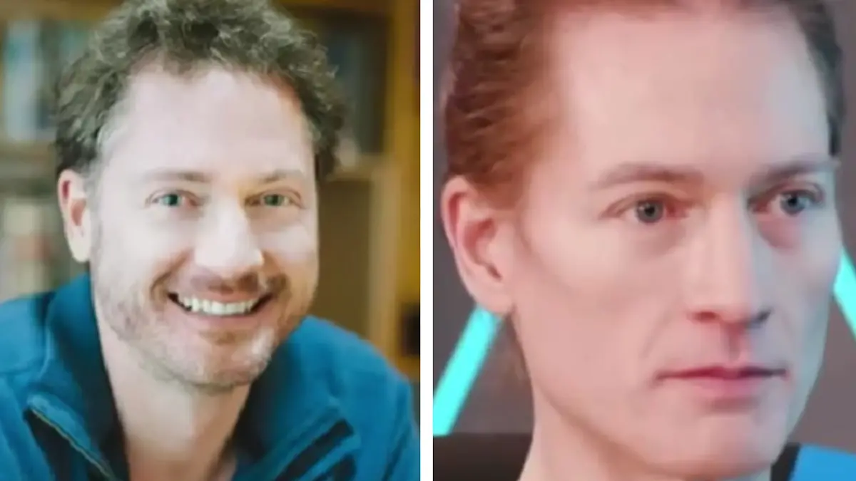 Bryan Johnson vor und nach seiner Entscheidung, seinen Alterungsprozess umzukehren