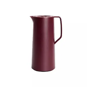 Emsa Isolierkanne Motiva Quick Press, 1 Liter, Weinrot