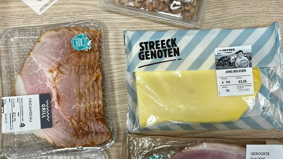 Diese Waren hat der Rentner in einem niederländischen Supermarkt geklaut.